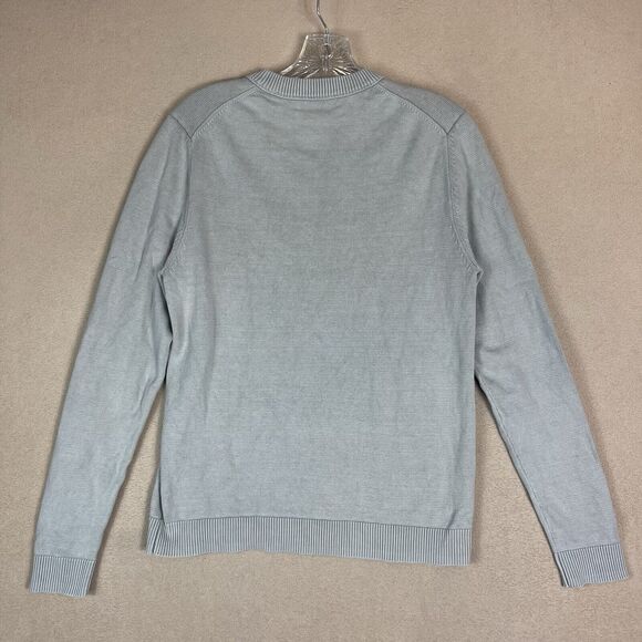 Buck‎ Mason Sweater Mens S Mint Slim Fit Crew Neck Jersey Knit Ribbing Hem - Picture 10 of 11